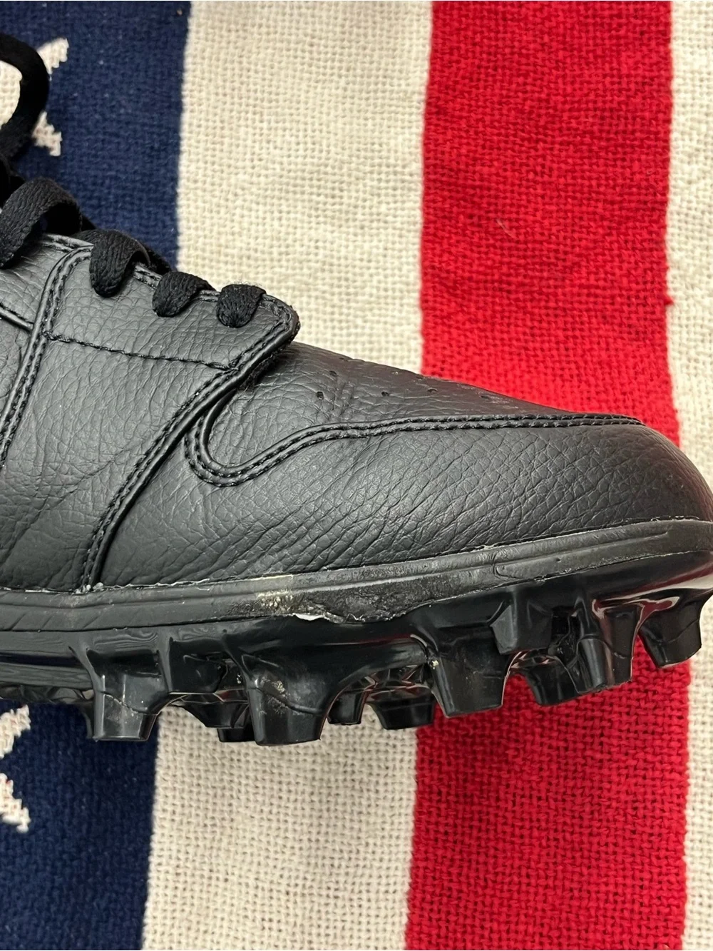 Jordan Black and White Men's High-Top Athletic Cleats Mens Size 11